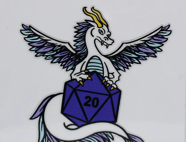 Dice Dragon Sticker: Air