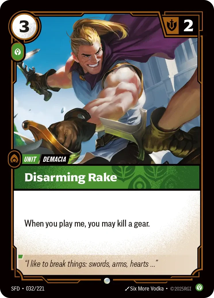 Disarming Rake - 032/221 (SFD) Common