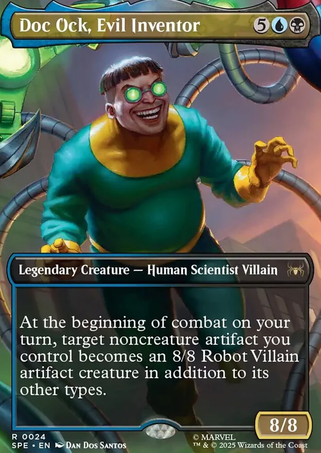 Doc Ock, Evil Inventor [ #0024 Borderless ] (SPE-R) - Image 2