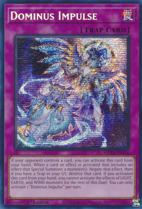 Dominus Impulse (MP25-EN116) Prismatic Secret Rare Near Mint 1st Edition - Image 3