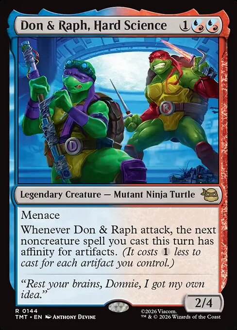 Don & Raph, Hard Science [ #0144 ] (TMT-R) - Image 2