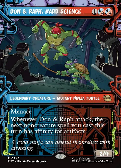Don & Raph, Hard Science [ #0243 Sewer Frame Showcase ] (TMT-R) - Image 2