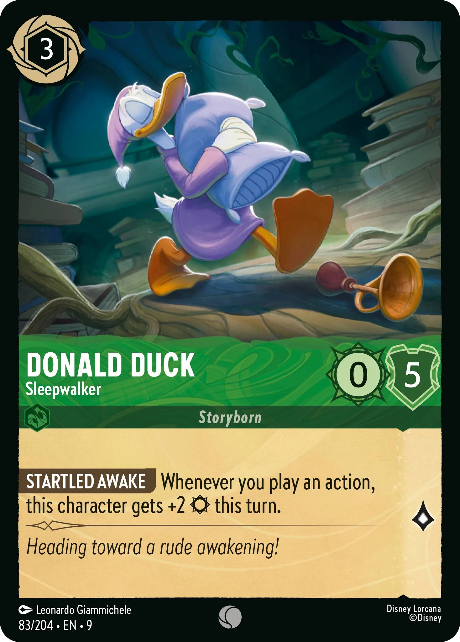 Donald Duck - Sleepwalker (Fabled - 083/204)  Common