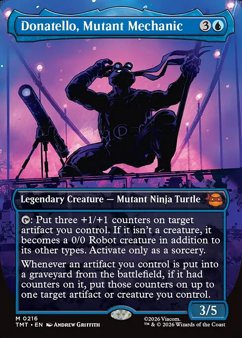 Donatello, Mutant Mechanic [ #0216 Silhouette Borderless ] (TMT-M) - Image 2