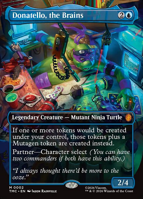 Donatello, the Brains [ #0002 Borderless ] (TMC-M)