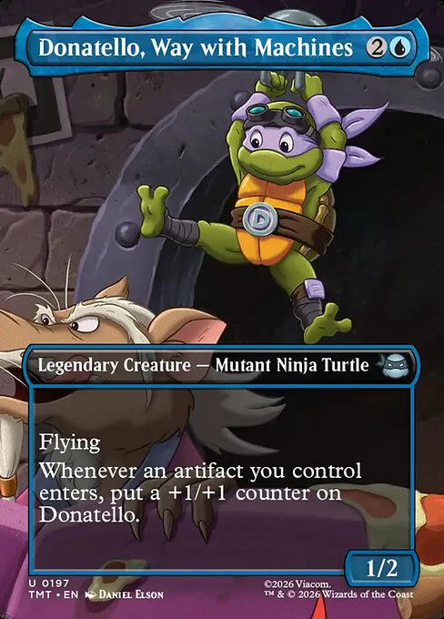 Donatello, Way with Machines [ #0197 Scene Borderless ] (TMT-U)
