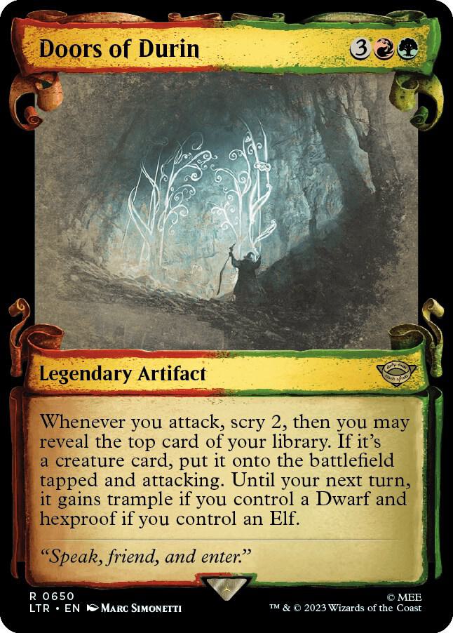 Doors of Durin [#0650 Showcase Scroll] (LTR-R)