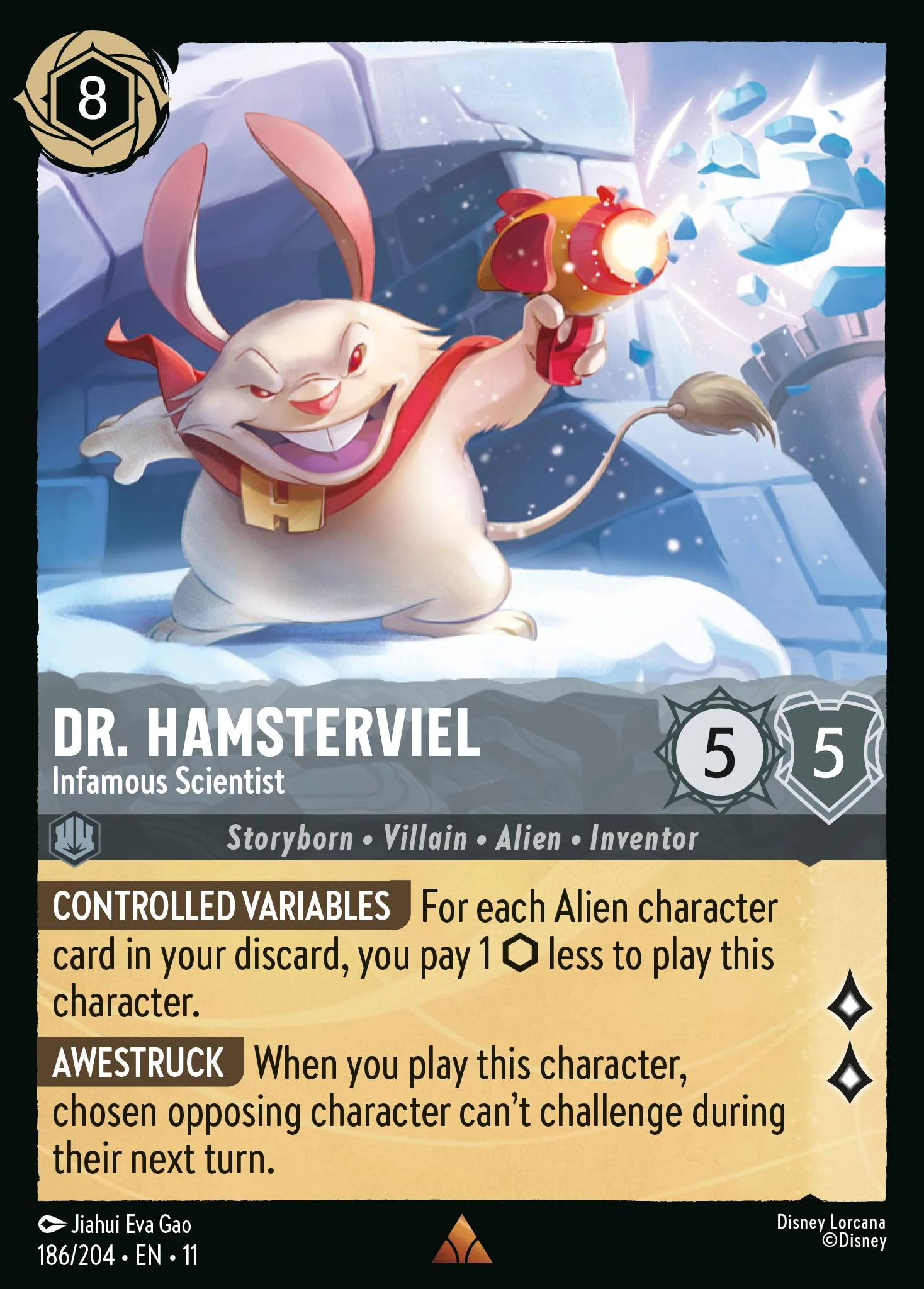 Dr. Hamsterviel - Infamous Scientist (186/204 - Winterspell)  Rare