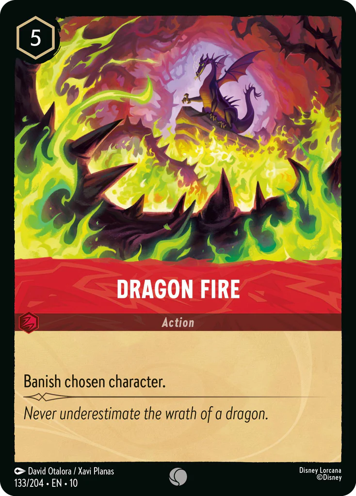 Dragon Fire (133/204 - Whispers in the Well) Common