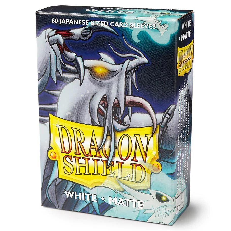 Dragon Shield: Mini - Matte: White 60 Count - Image 2