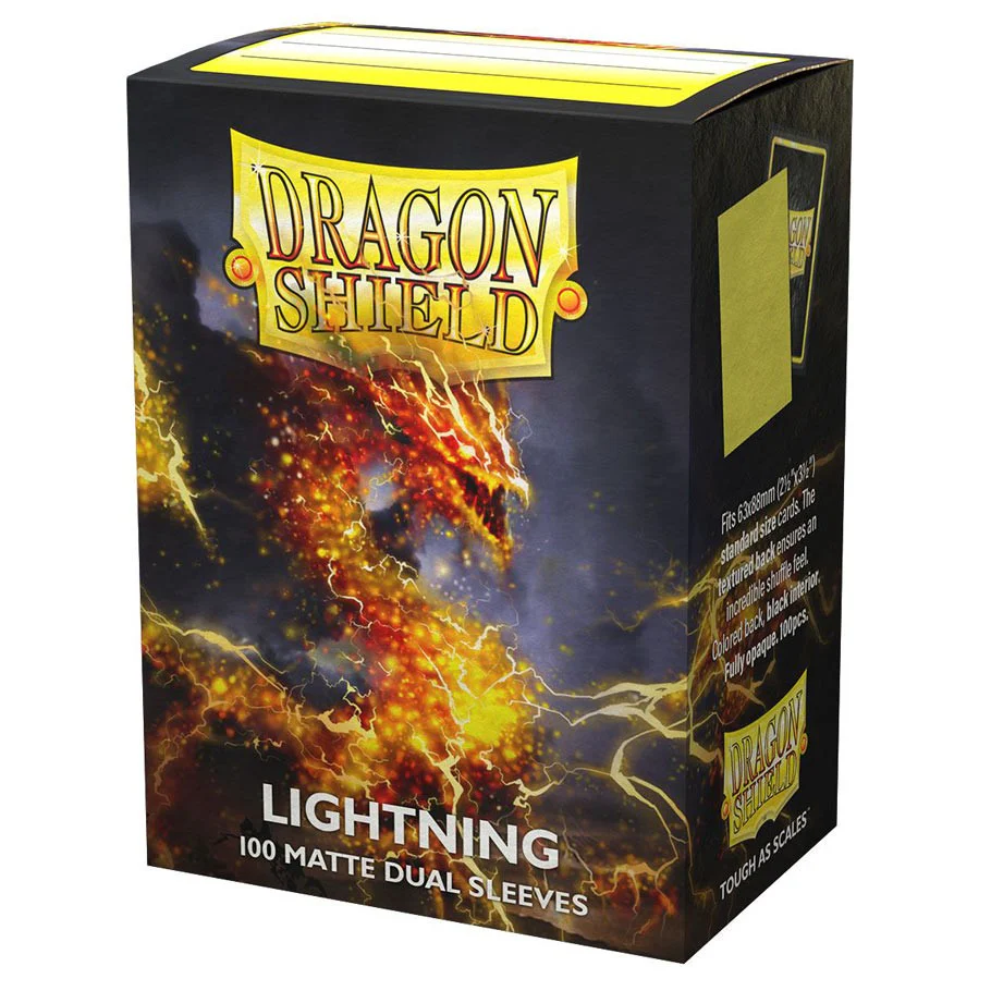 Dragon Shield: Standard - Dual Matte: Lightning (Ailia) 100 Count - Image 2