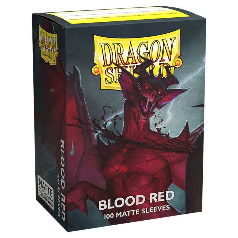 Dragon Shield: Standard - Matte: Blood Red 100 Count - Image 2