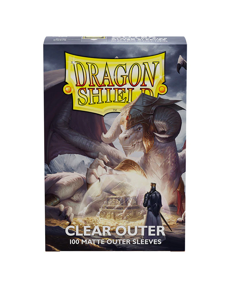 Dragon Shield: Standard - Matte Clear: Outer Sleeves  100 Count - Image 2