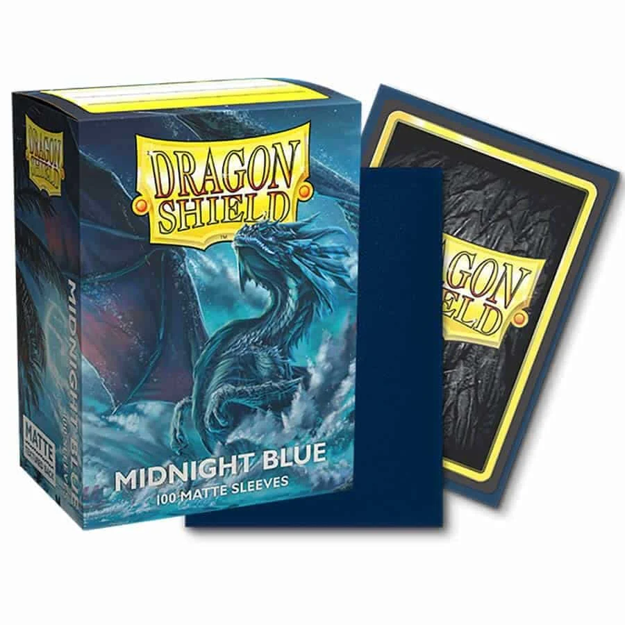 Dragon Shield: Standard - Matte: Midnight Blue 100 Count - Image 2