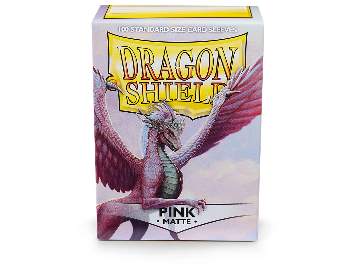 Dragon Shield: Standard - Matte: Pink 100 Count - Image 2