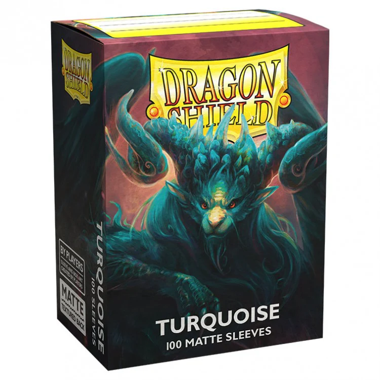 Dragon Shield: Standard - Matte: Turquoise 100 Count - Image 2