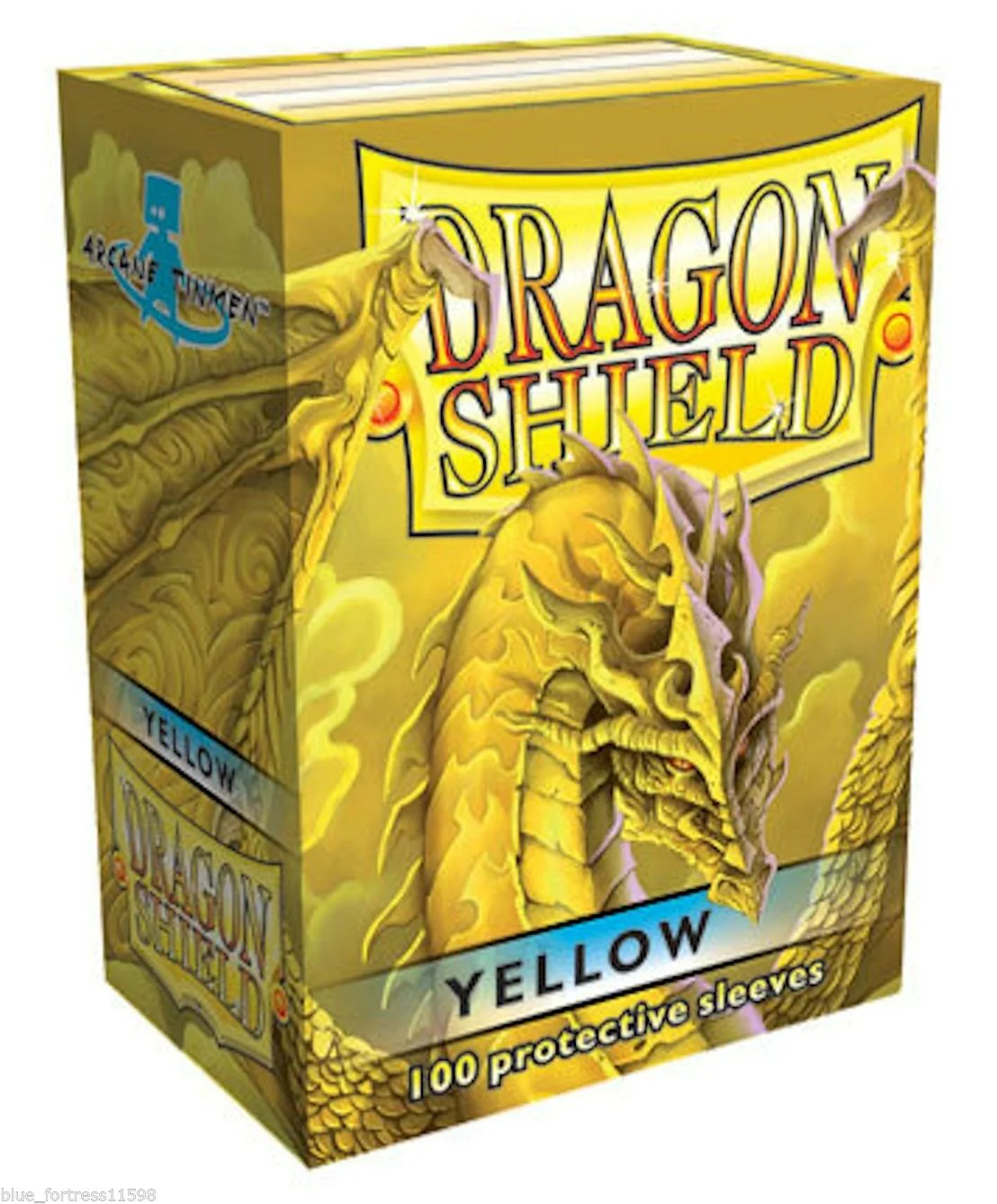 Dragon Shield: Standard - Matte: Yellow 100 Count - Image 2