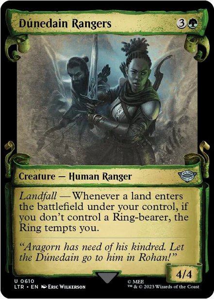 Dunedain Rangers [#0610 Showcase Scrolls] (LTR-U-FOIL)