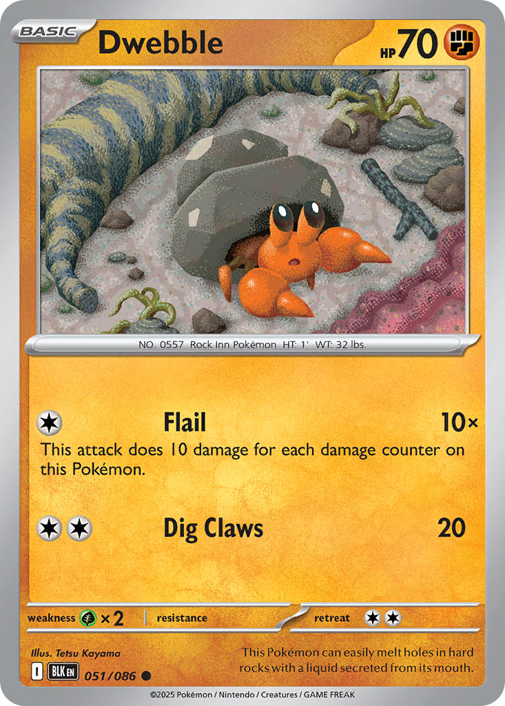 Dwebble - 051/086 (BLK) Common