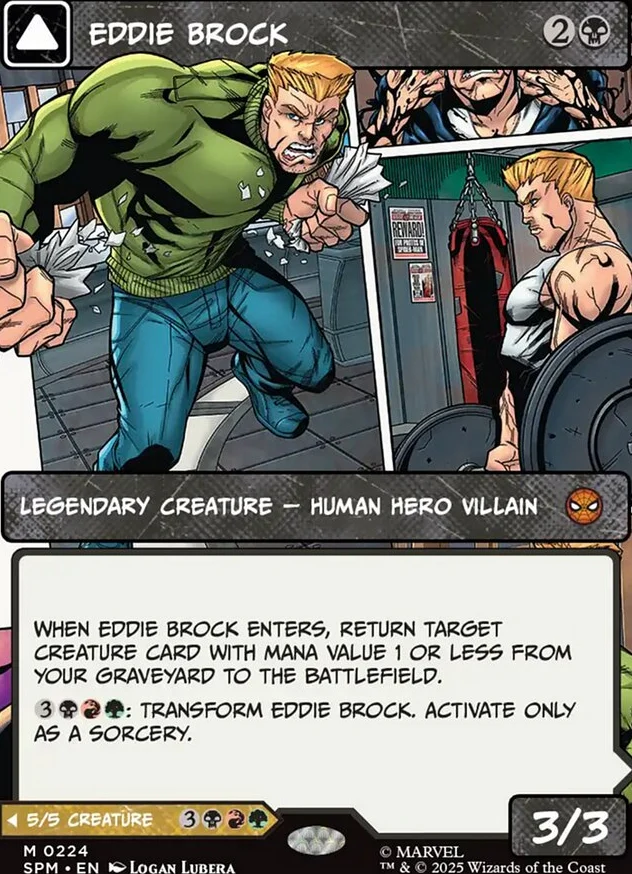 Eddie Brock // Venom, Lethal Protector [ #0224 Borderless ] (SPM-M) - Image 2