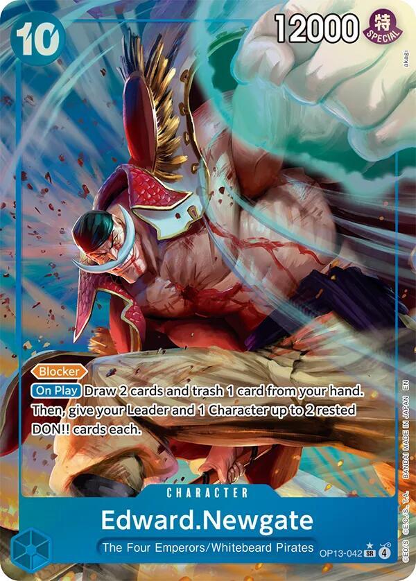 Edward.Newgate (Alternate Art) (OP13-042 SR)