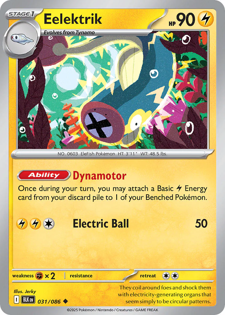 Eelektrik (Master Ball Pattern) - 031/086 (BLK) Uncommon