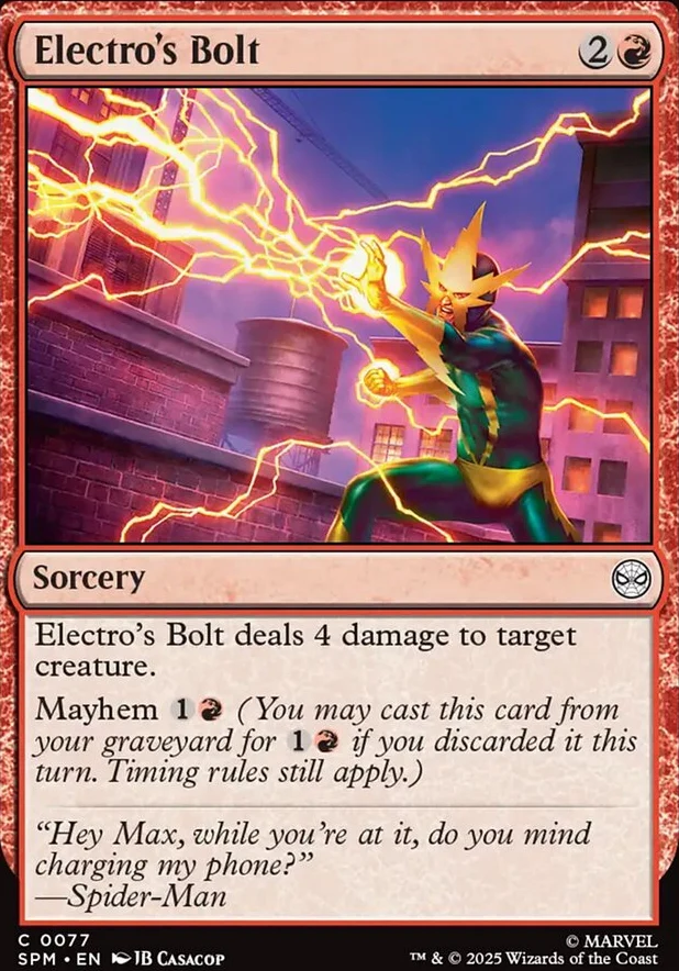 Electro's Bolt [ #0077 ] (SPM-C) - Image 2