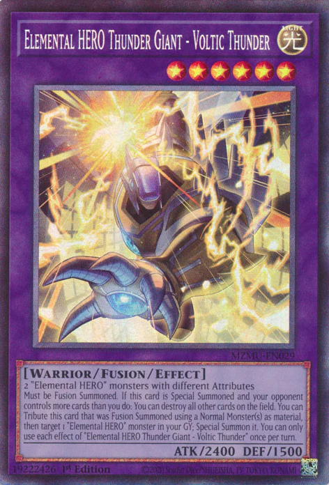 Elemental HERO Thunder Giant - Voltic Thunder (MZMU-EN029)