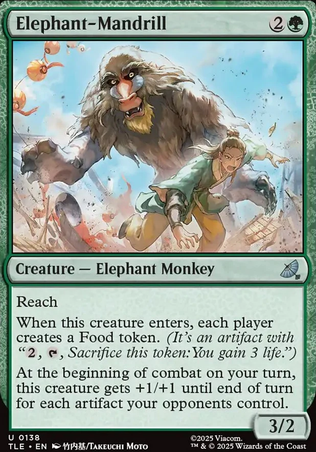 Elephant-Mandrill [ #0138 ] (TLE-U)