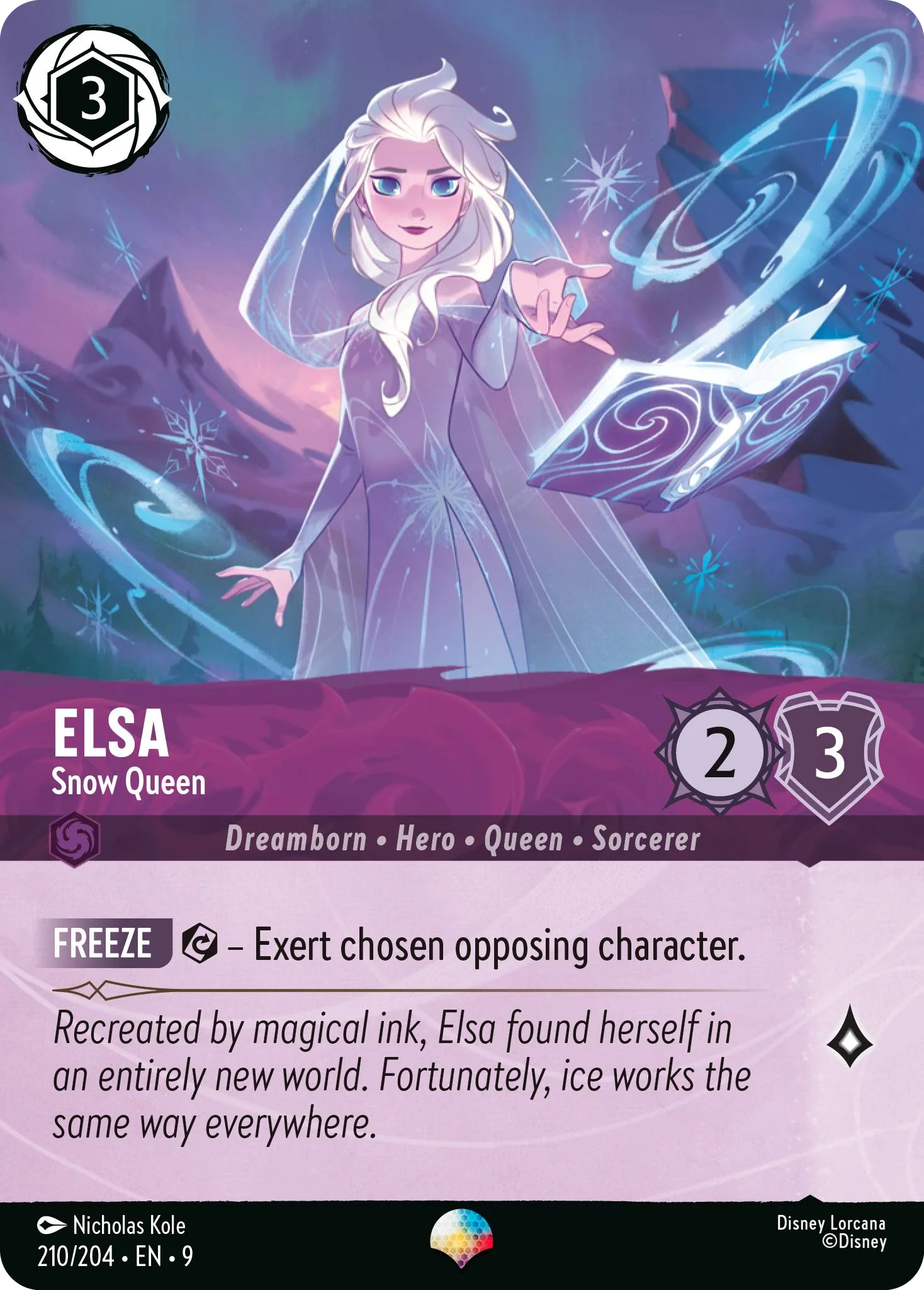Elsa - Snow Queen (Fabled - 210/204)  Epic