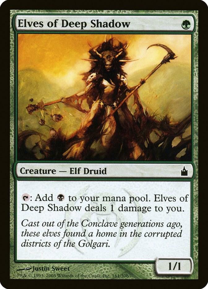 Elves of Deep Shadow (RAV-C) Moderately Played