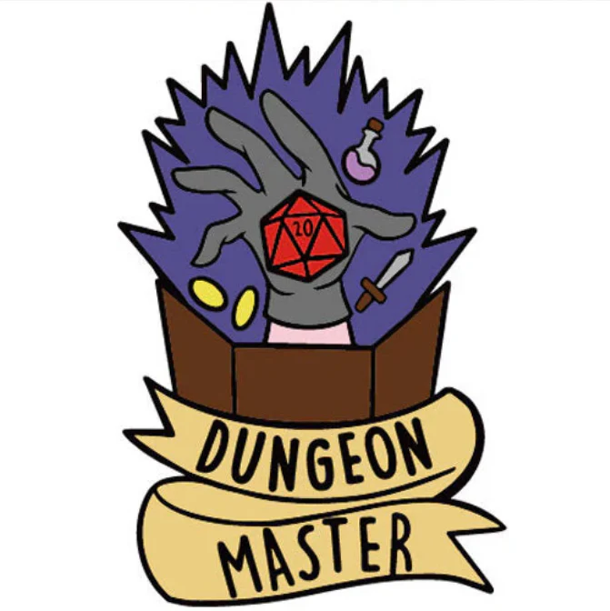 Enamel Pin: Dungeon Master