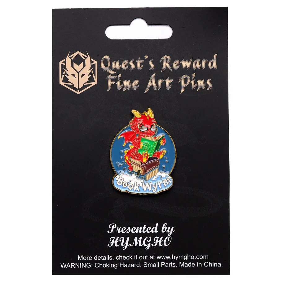 HPG PN055: Enamel Pin - Quest's Reward: Book Wyrm