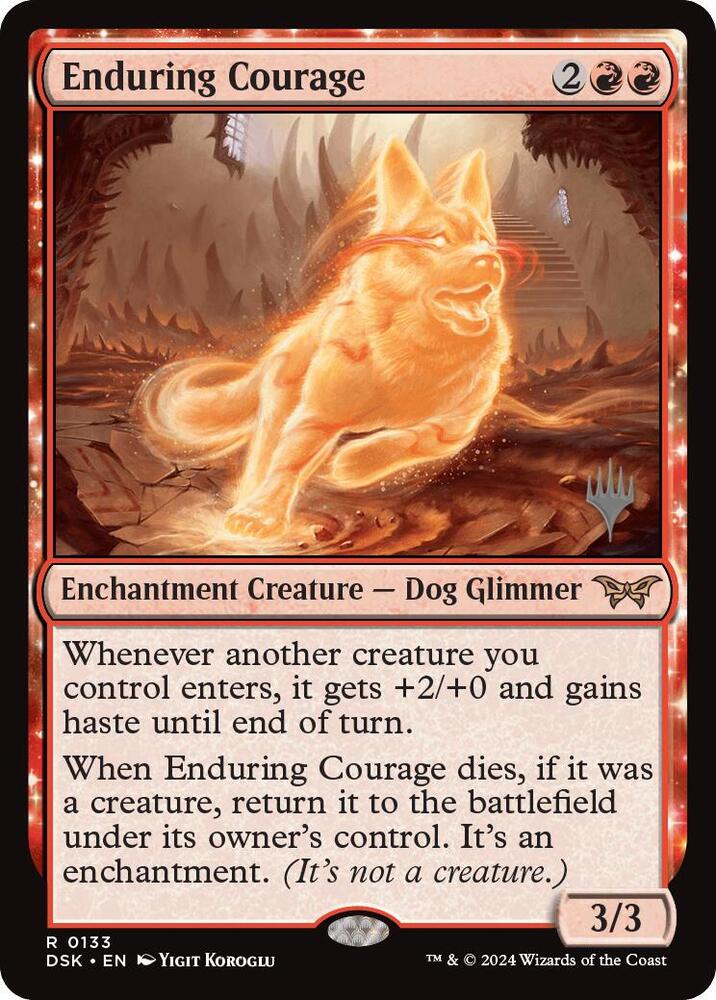 Enduring Courage [#0133] (PPDSK-R-FOIL)
