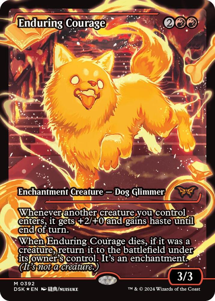 Enduring Courage [#0392 Japanese Showcase] (DSK-M-FOIL) Japanese