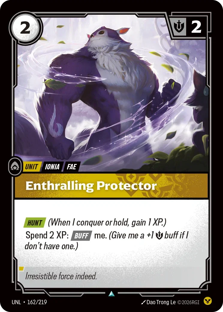 Enthralling Protector - 162/219 (UNL)  Uncommon