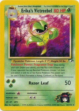 Erika's Victreebel - 26/132 (G1) Rare - Damaged