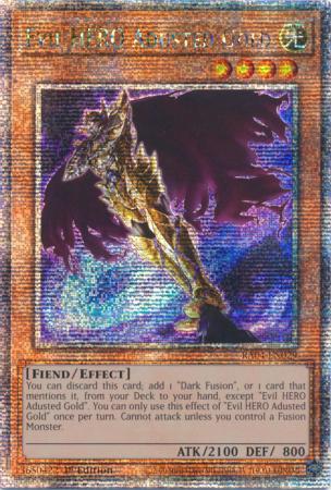 Evil HERO Adusted Gold (RA04-EN029)
