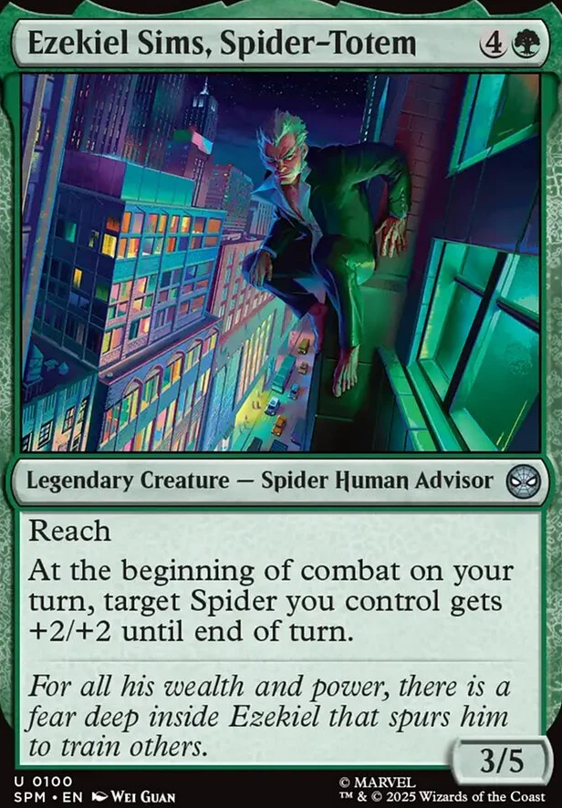 Ezekiel Sims, Spider-Totem [ #0100 ] (SPM-U)