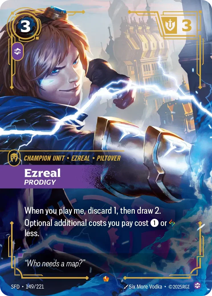 Ezreal - Prodigy - 149/221 (SFD) Epic