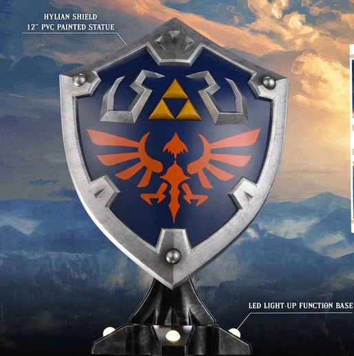 F4F The Legend of Zelda: Breath of the Wild - Hylian Shield (Collector's Edition) w/ LEDs - Image 2