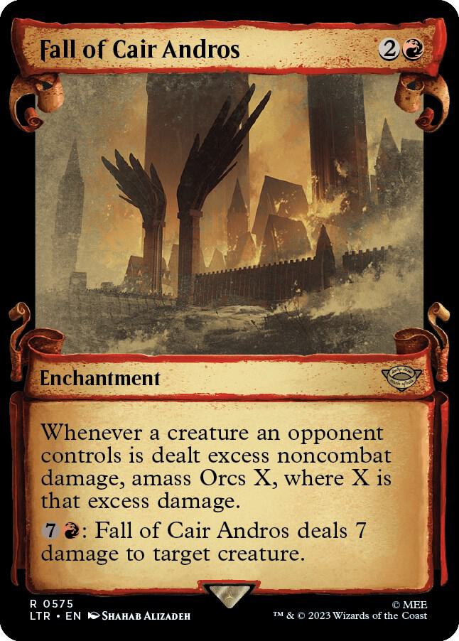 Fall of Cair Andros [#0575 Showcase Scrolls] (LTR-R)