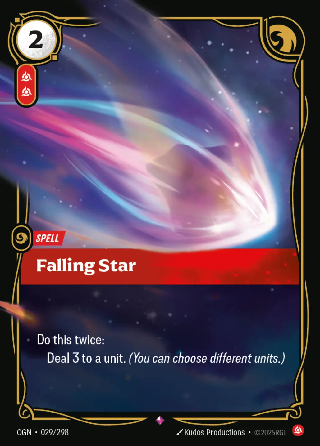 Falling Star - 029/298 (OGN) Rare