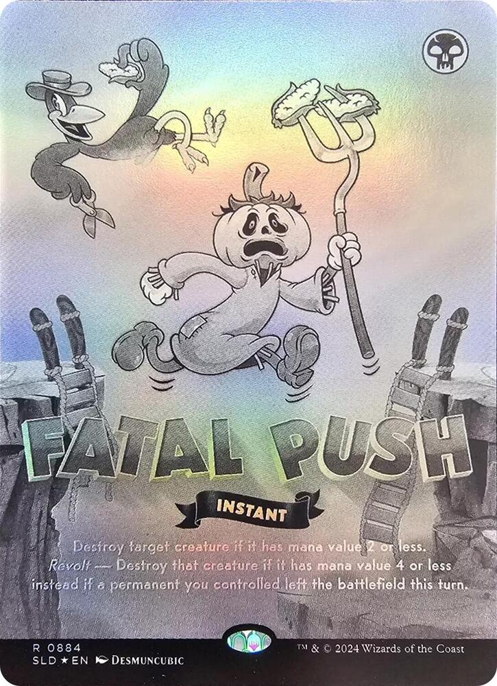 Fatal Push [#0884 Black & White] (SLD-R-FOIL)
