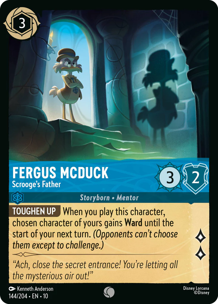 Fergus McDuck - Scrooge's Father (144/204 - Whispers in the Well) Common