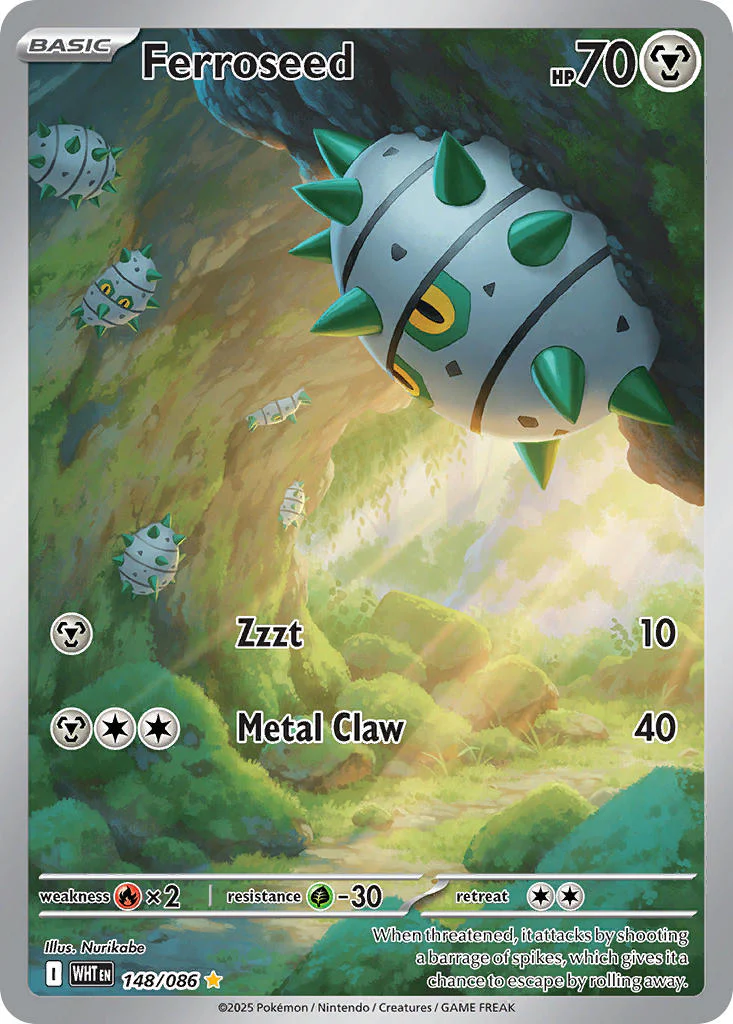 Ferroseed - 148/086 (WHT) Illustration Rare