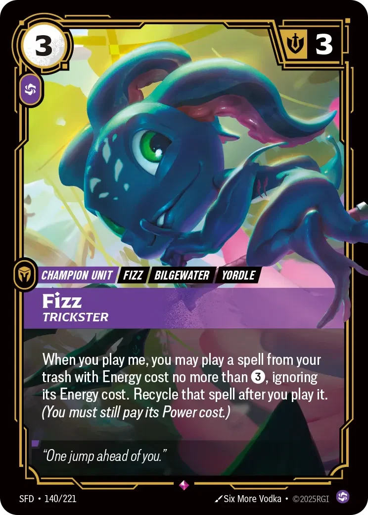 Fizz - Trickster - 140/221 (SFD) Rare