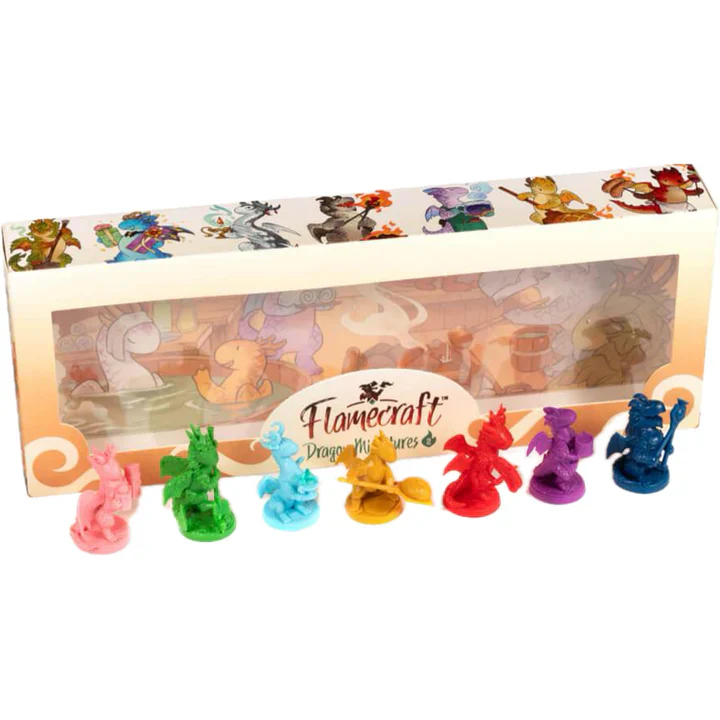 Flamecraft: Mega Bundle w/ Resource Upgrades, Dragon Miniatures, and Kickstarter Promos - Image 2