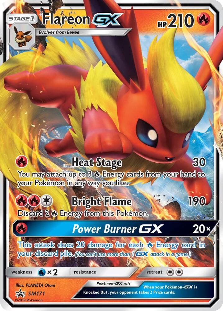 Flareon GX - SM171 (SM:PR) Promo - Moderate Play Holofoil