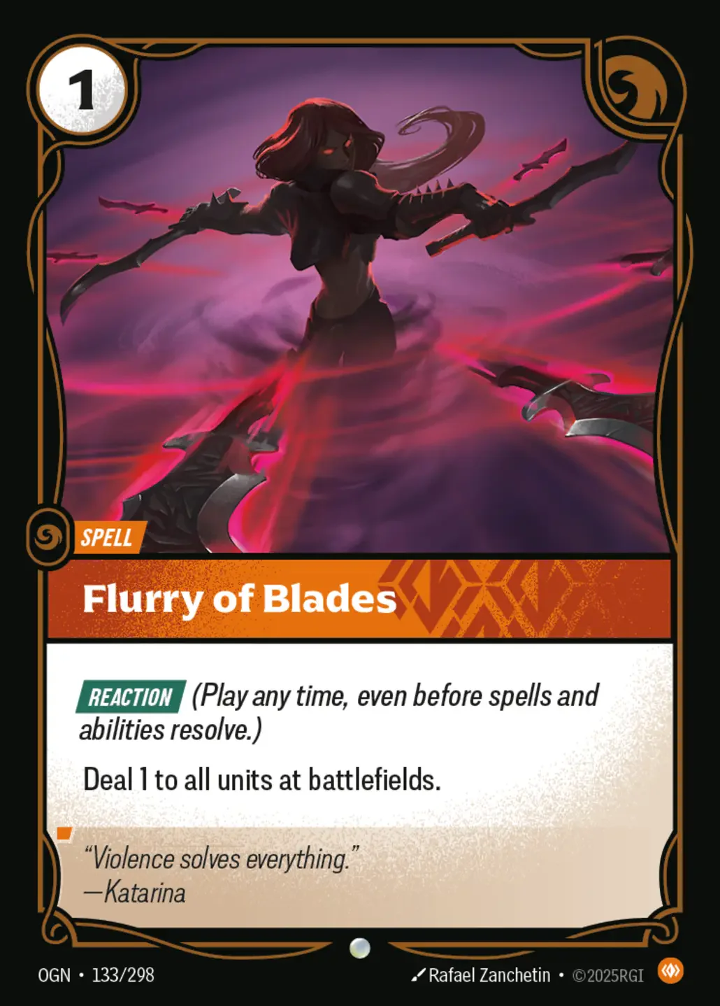 Flurry of Blades - 133/298 (OGN) Common